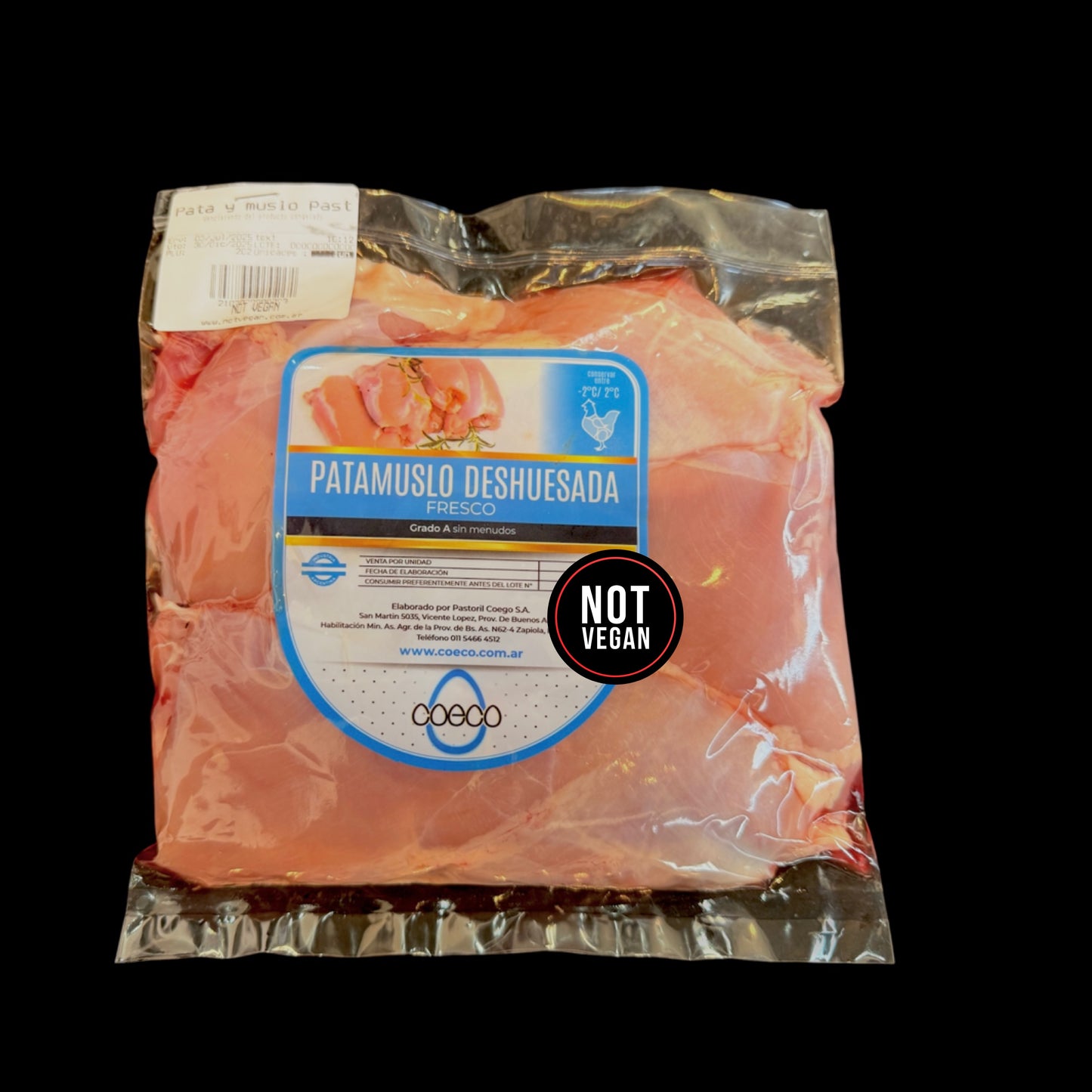 Pata muslo deshuesada sin piel COECO