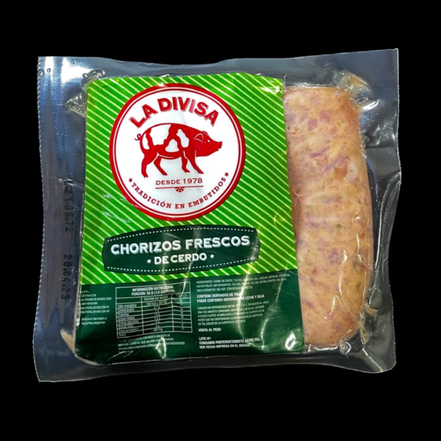 Chorizo puro cerdo La Divisa