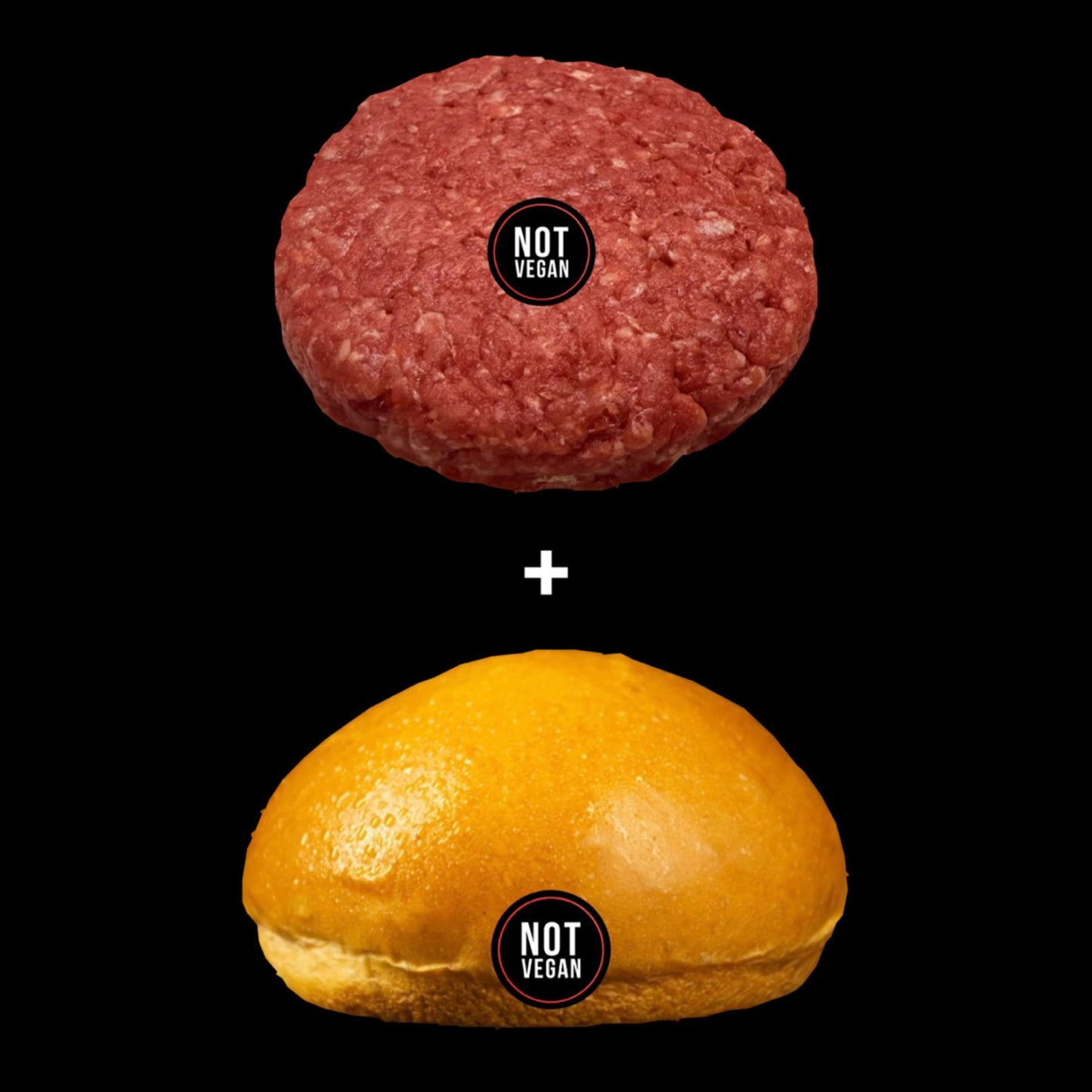 Hamburguesas + panes de papa